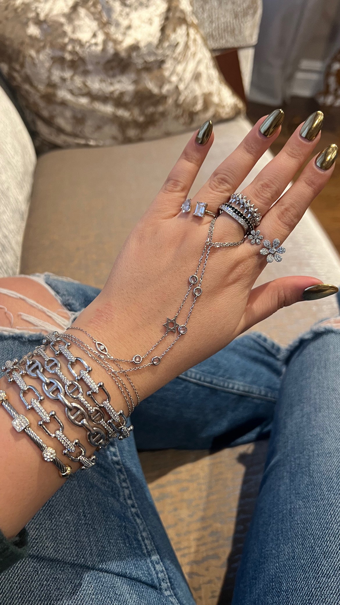 Mini Anchor Chain Cuff