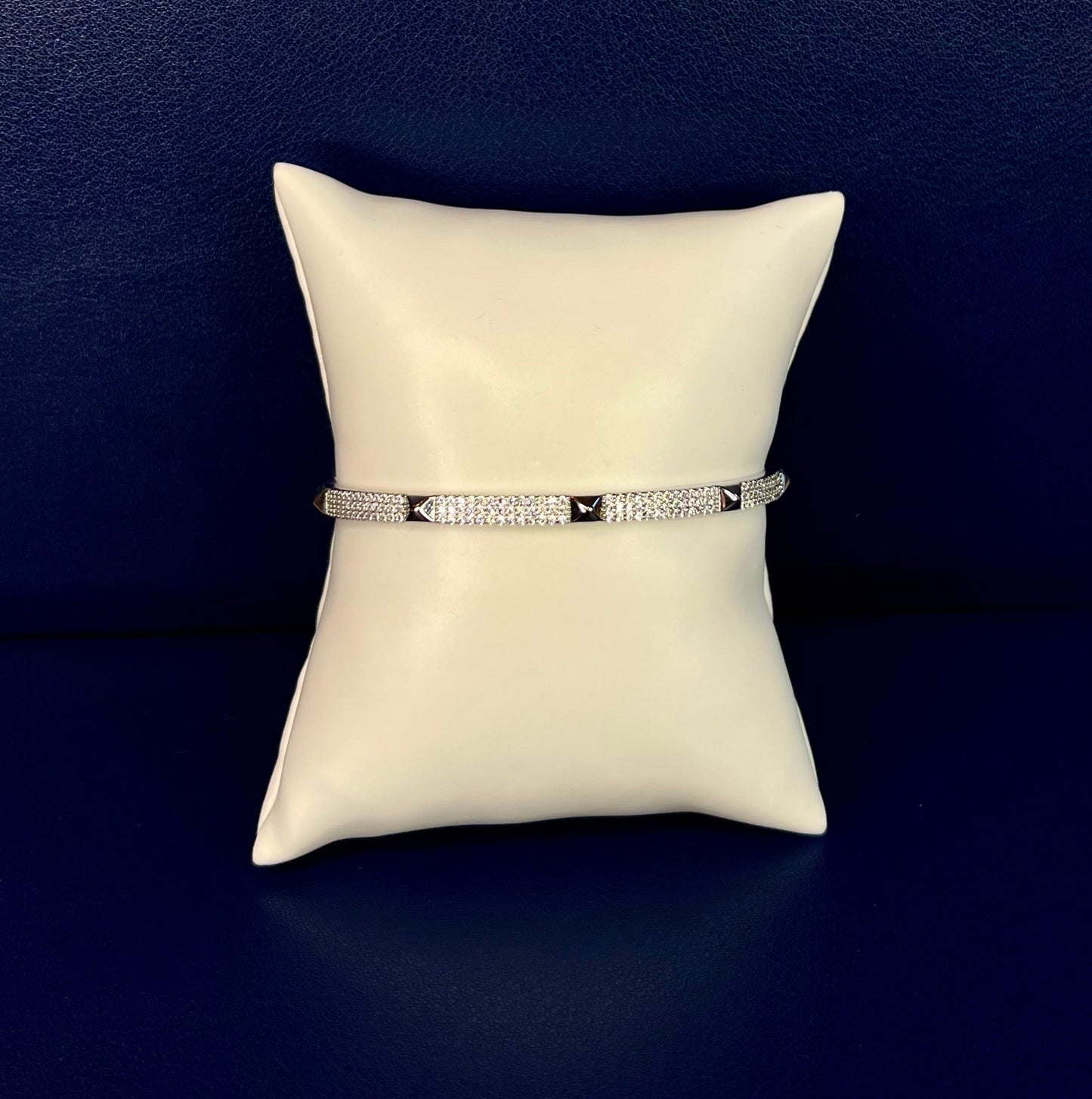 Pave Rockstud Bangle