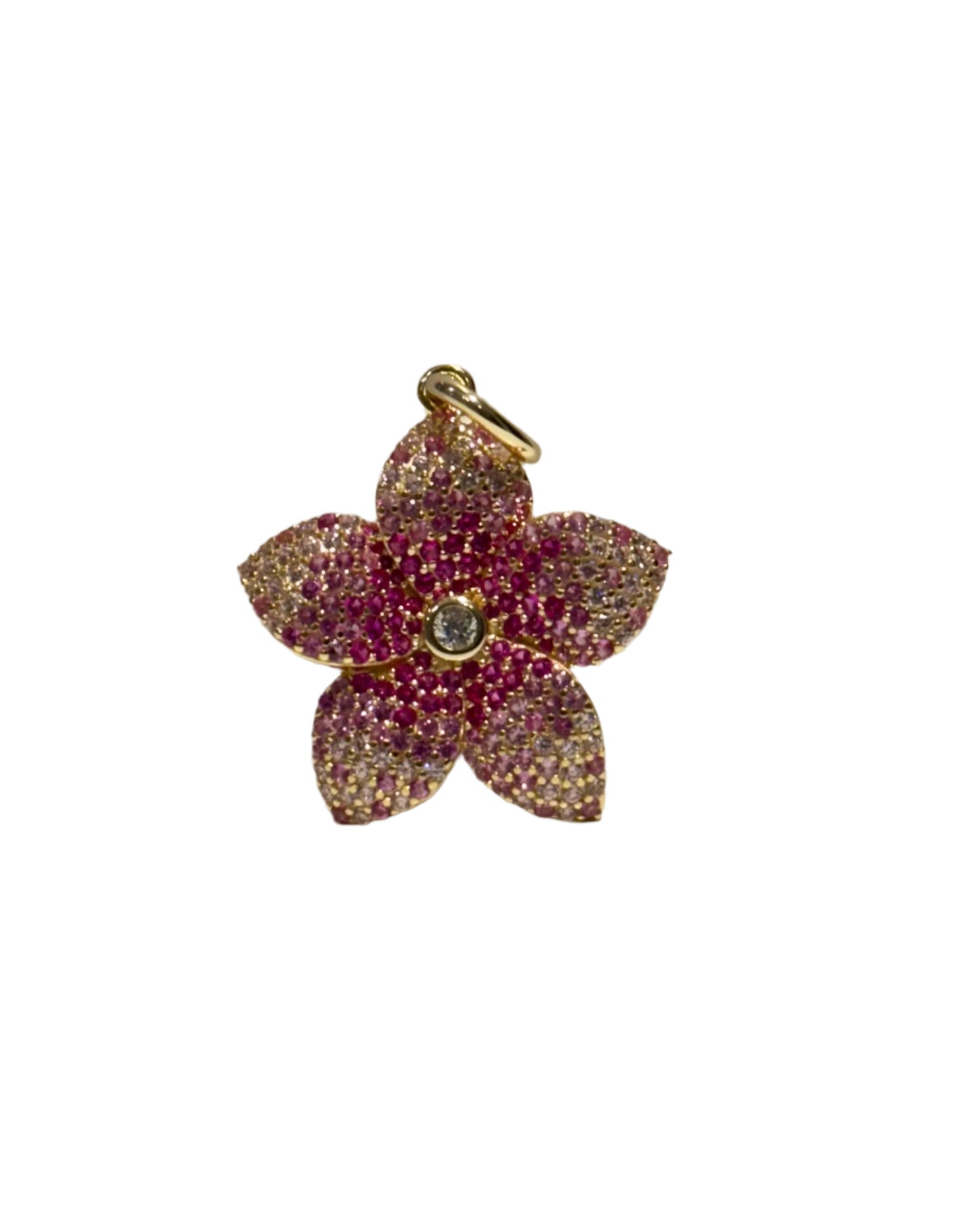 Pink Flower Charm