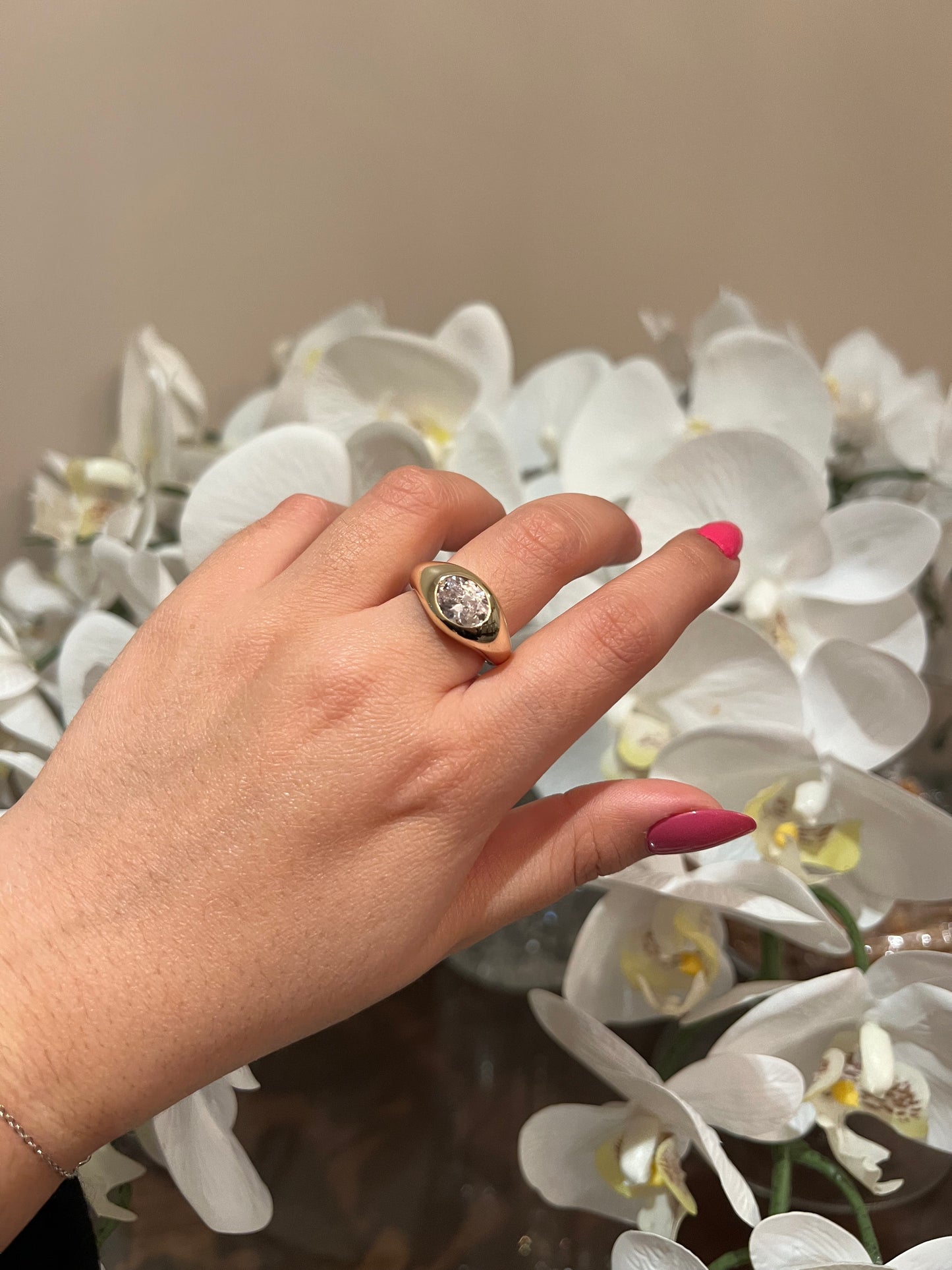 Jumbo Bezel Ring