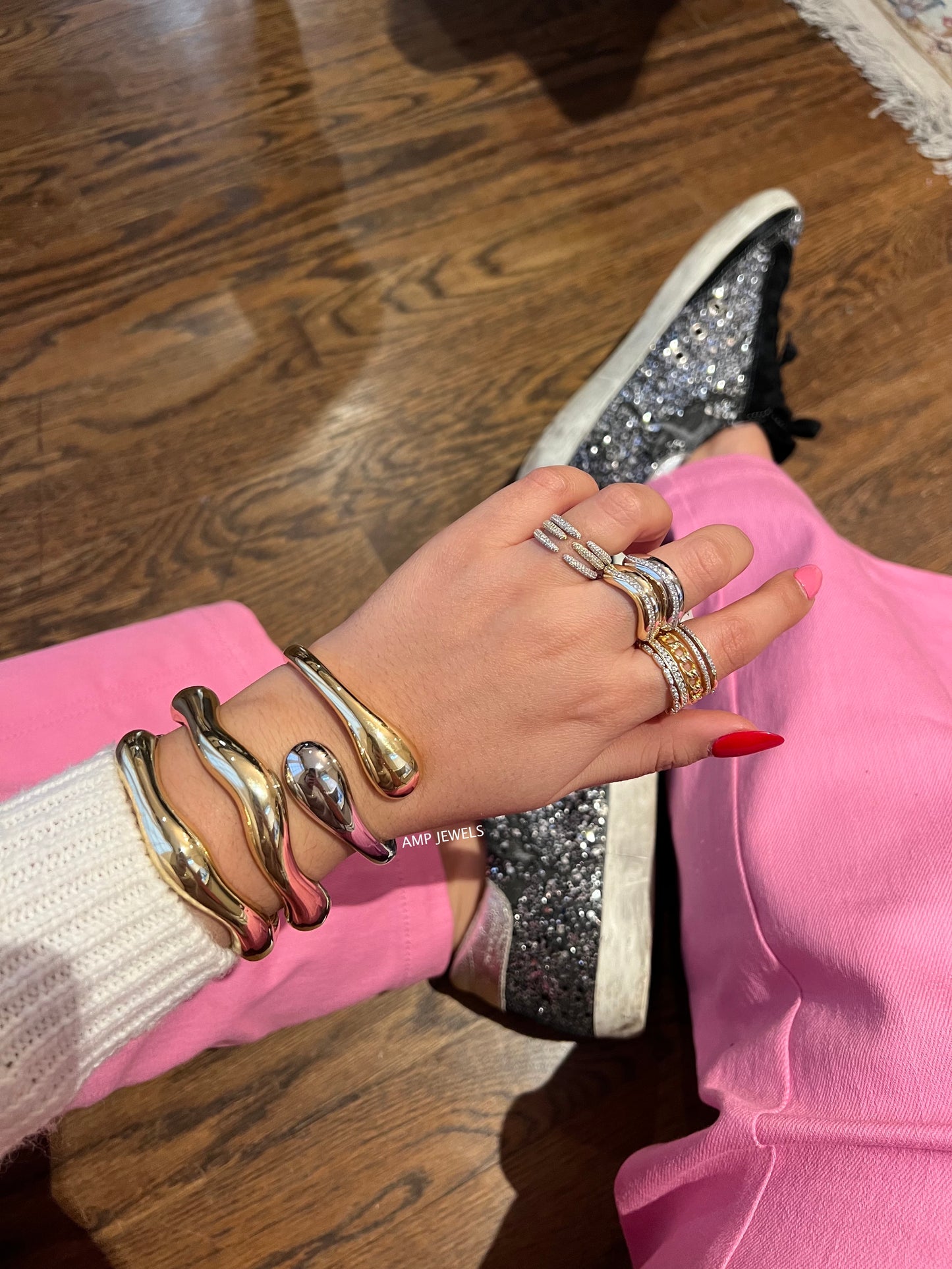 Mixed Metal Cuff