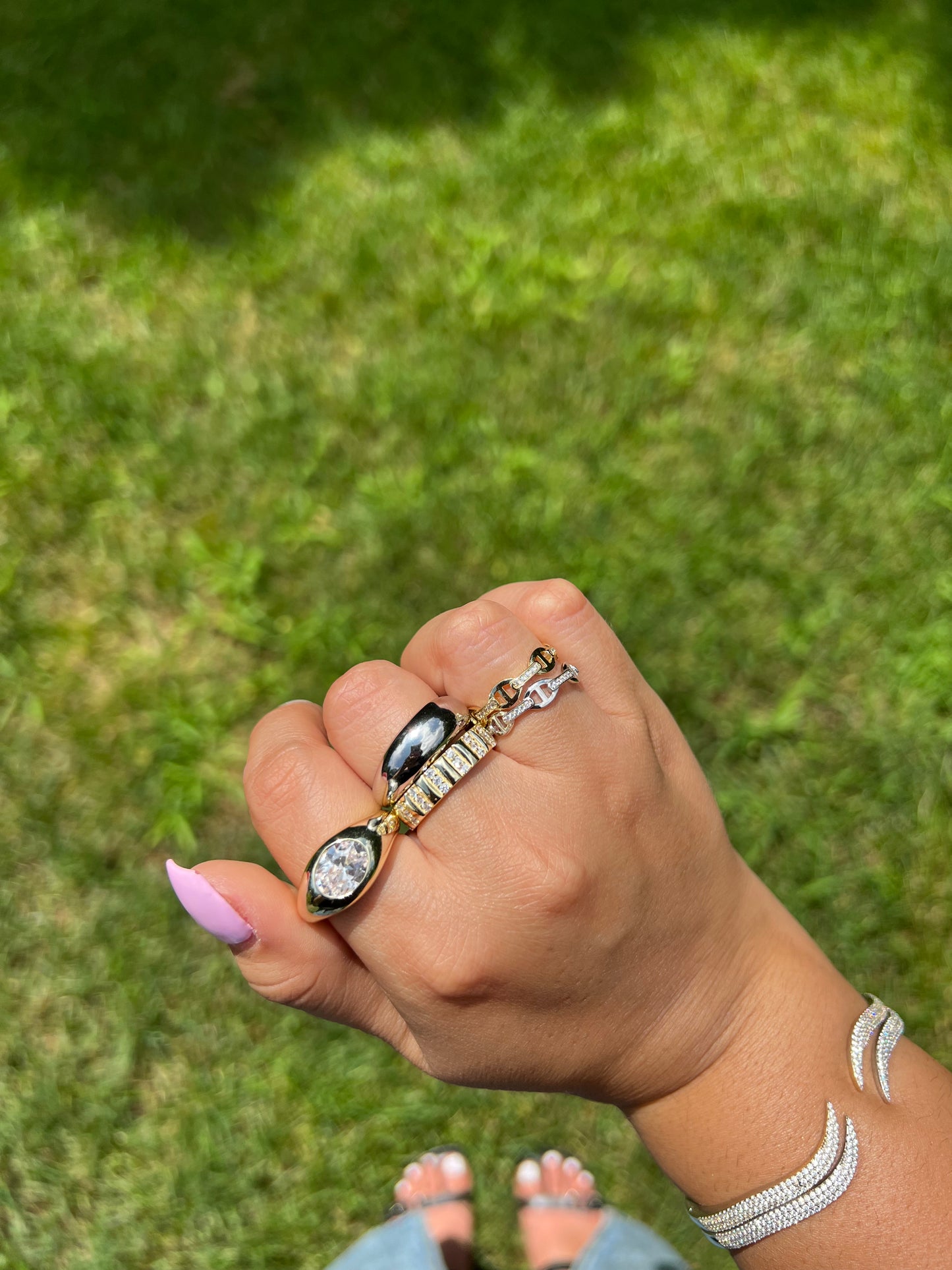 Jumbo Bezel Ring