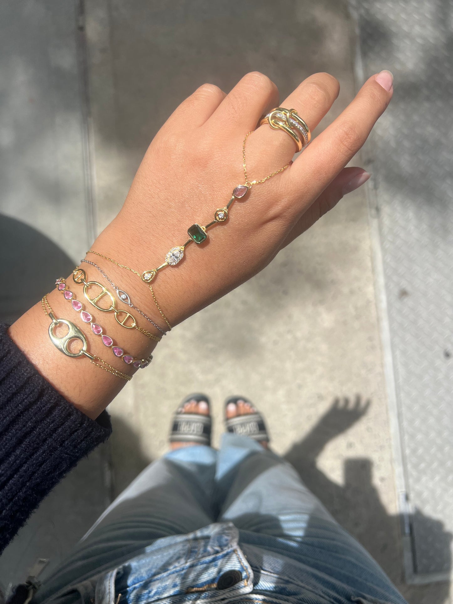 Glamour Path Hand Chain