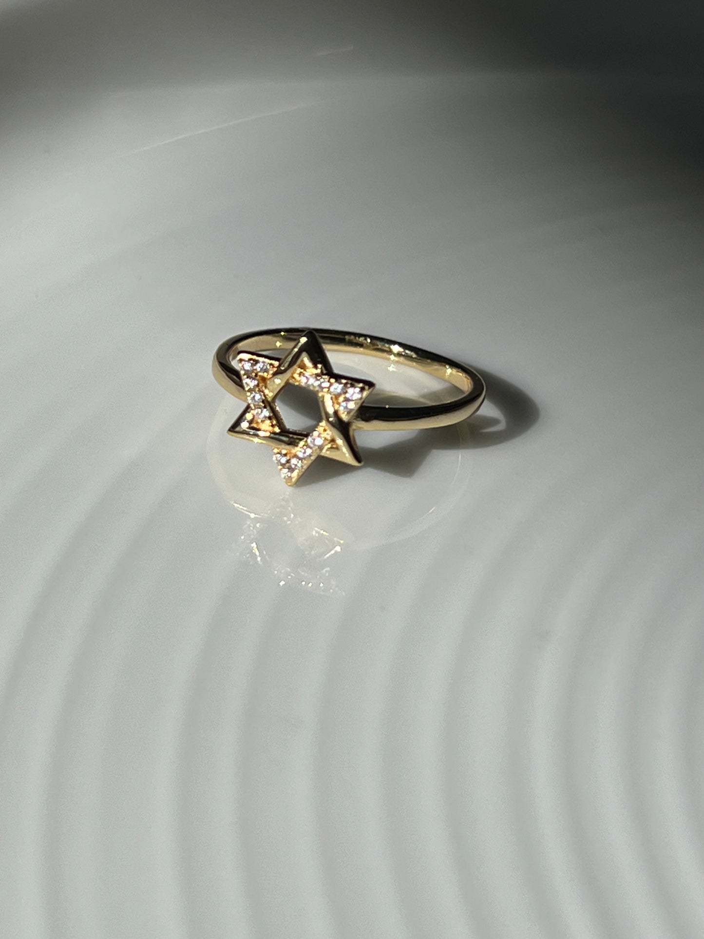Mini Star of David Ring