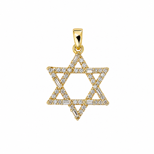 Baguette Star of David Charm
