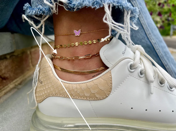 6mm Link Anklet