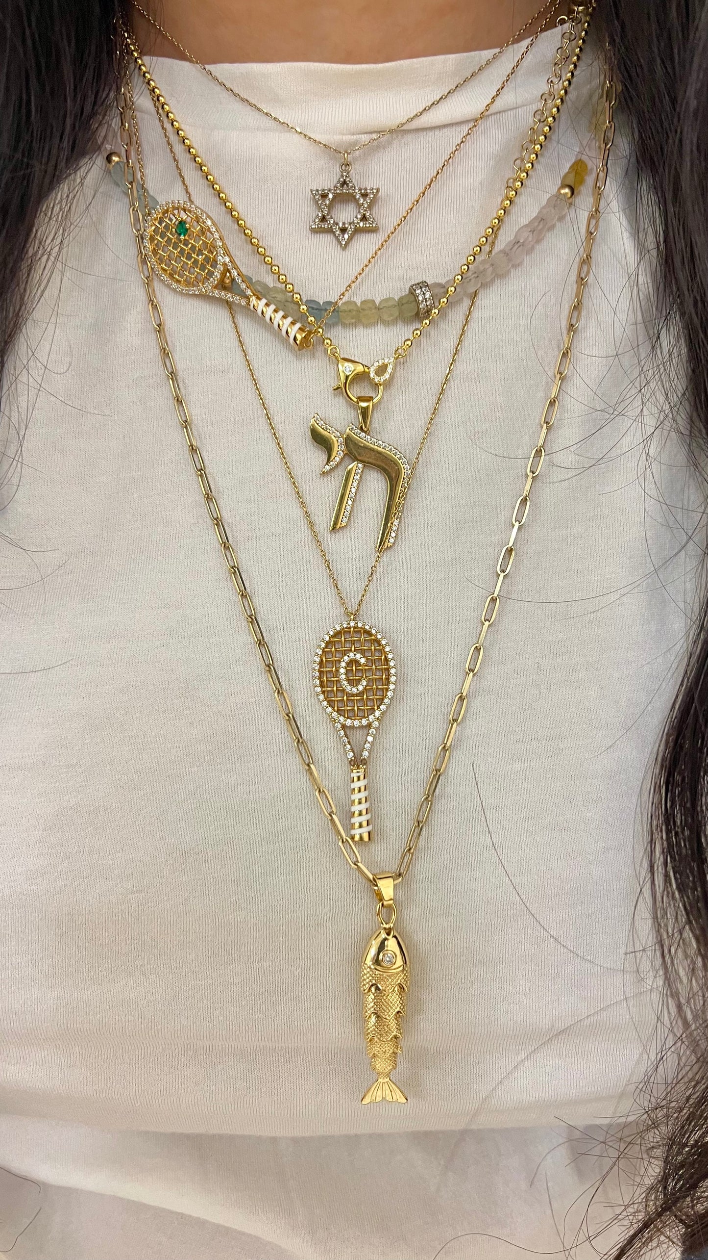 Chai Lobster Clasp Necklace