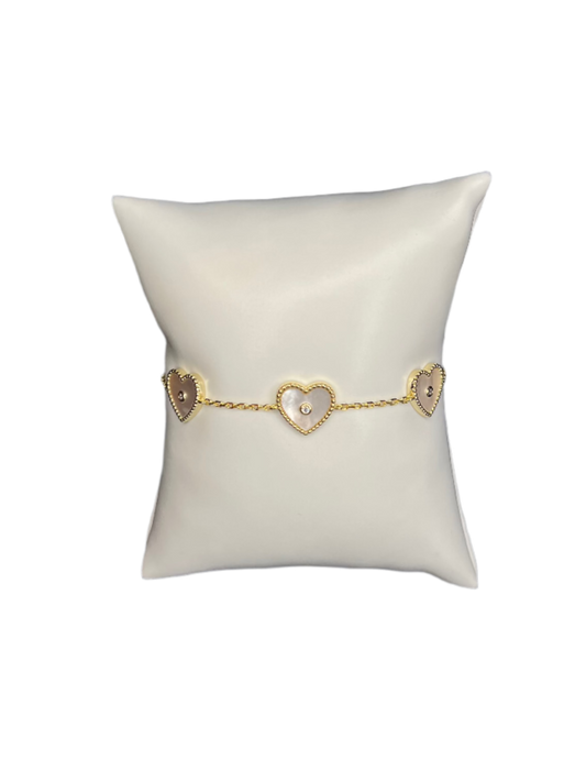 Tri-Heart Bracelet