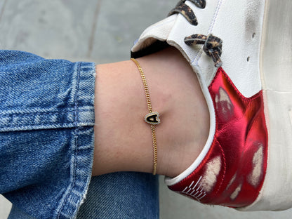 Bubble X Cuban Link Anklet