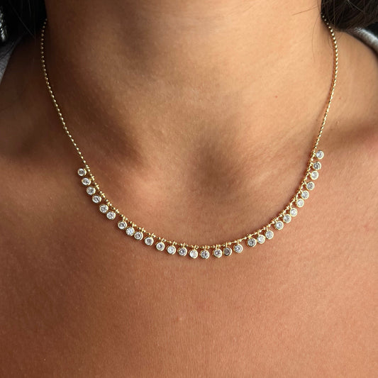 The Raining Diamond Necklace