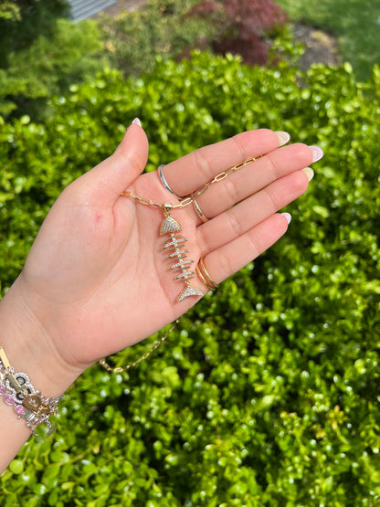 Fish Bone Charm
