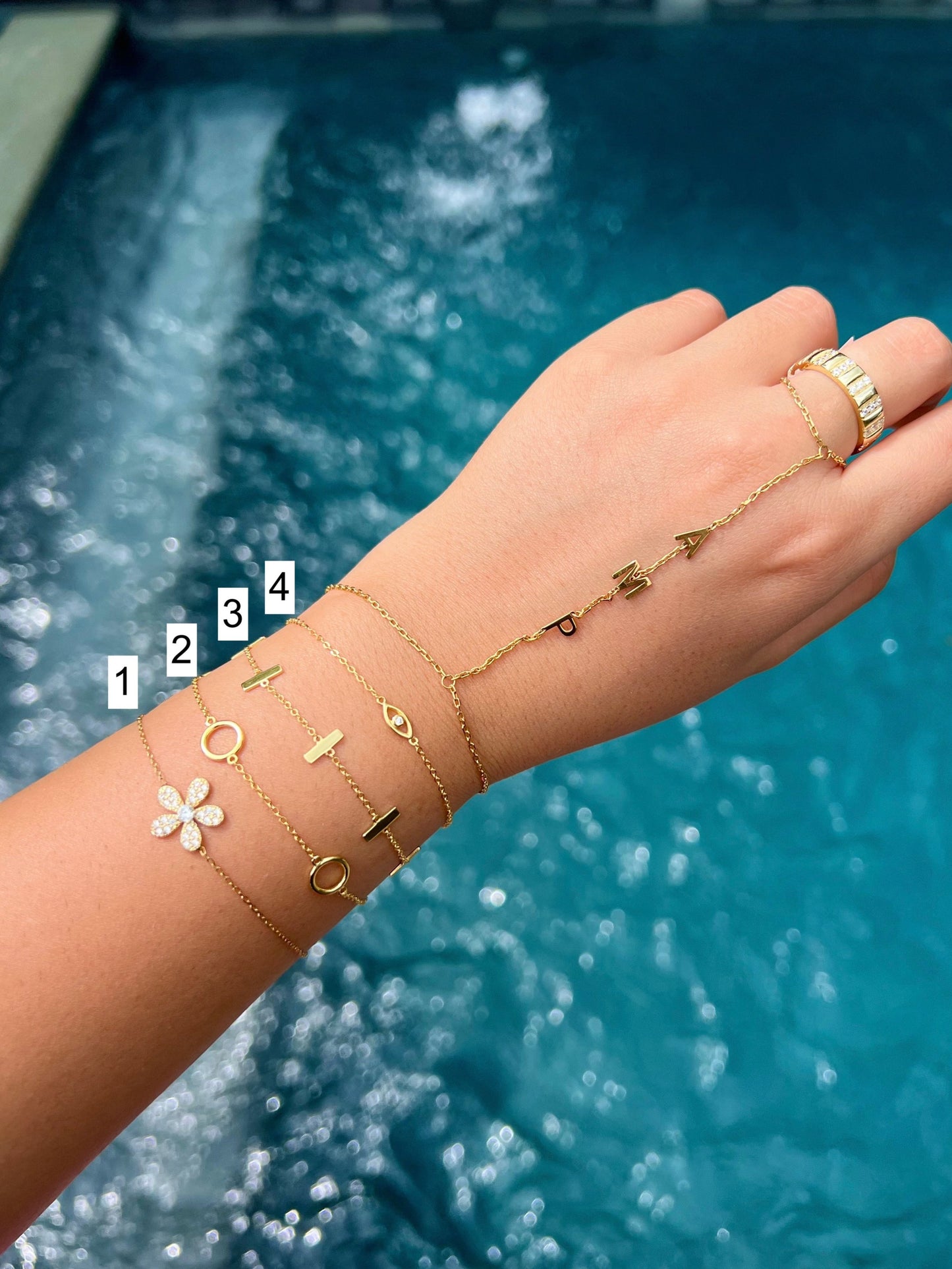 Dainty Gold Bracelet Options