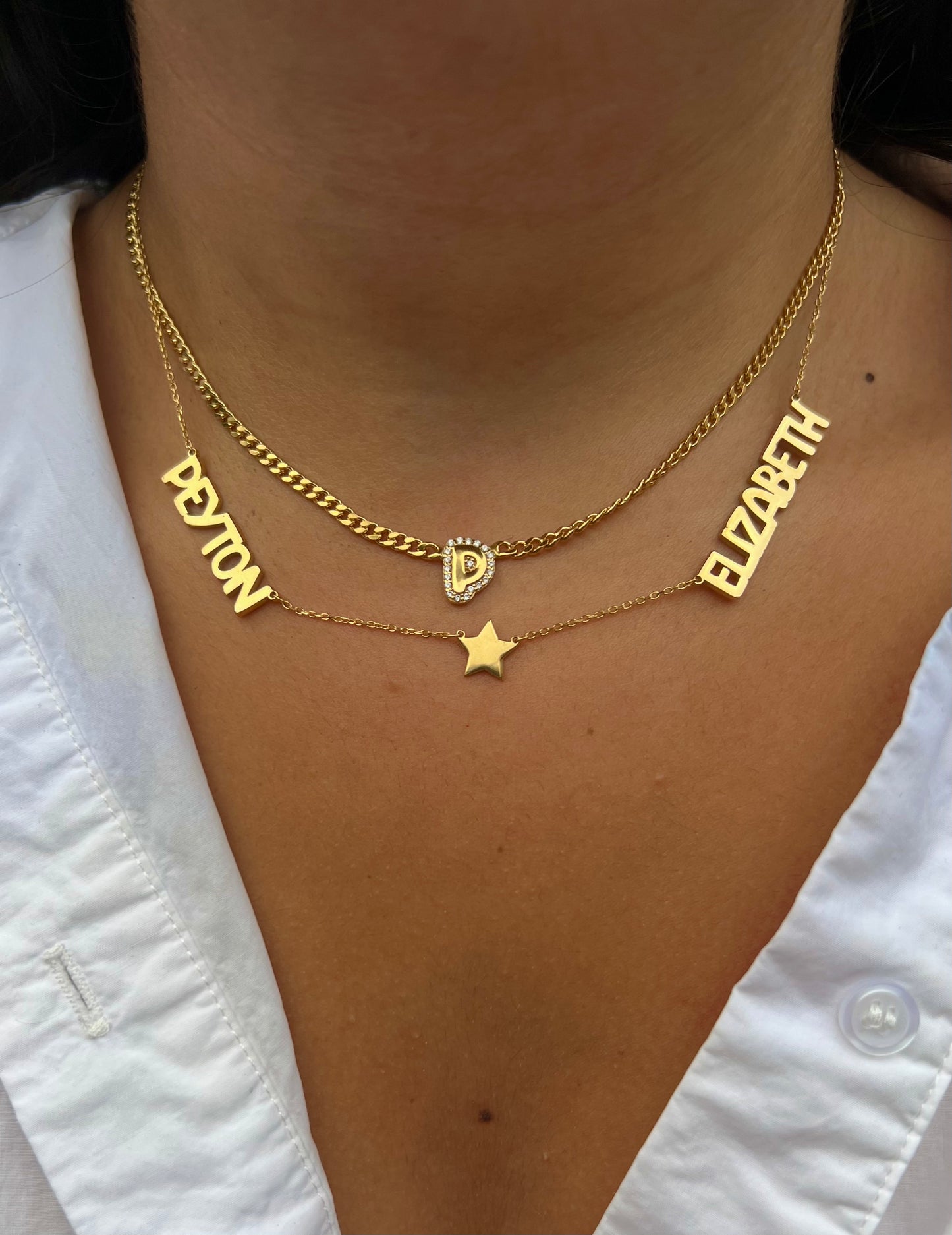 Bubbly Multi Name Necklace