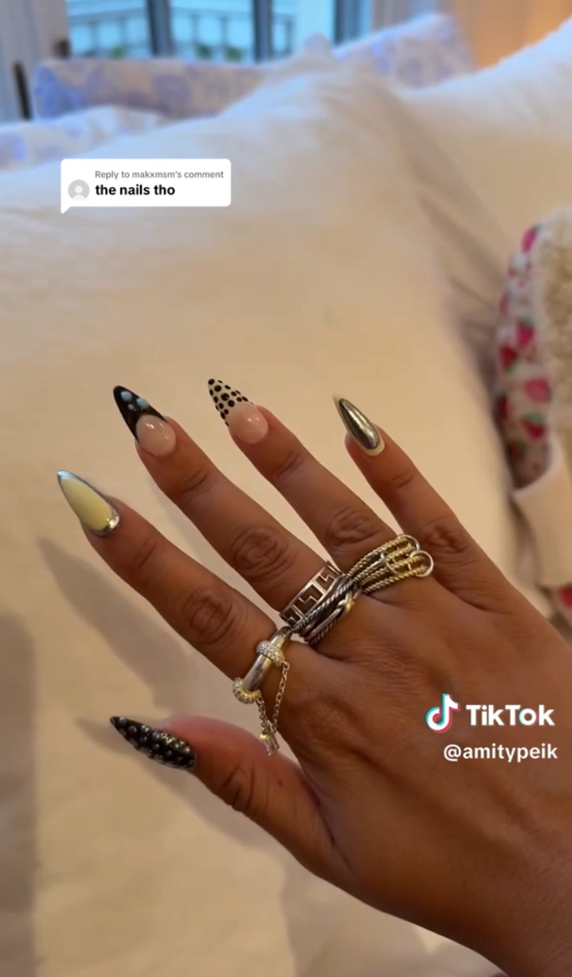 4 Row Ring Stack