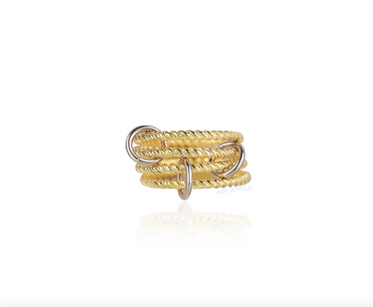 4 Row Ring Stack