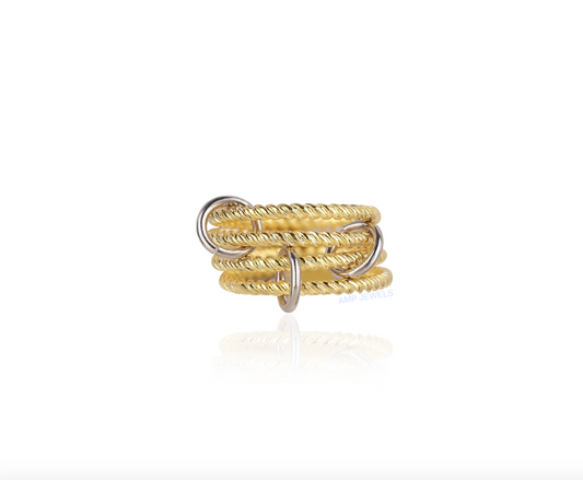 4 Row Ring Stack