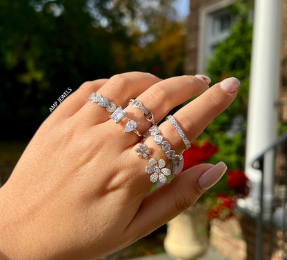 Double Flower Ring